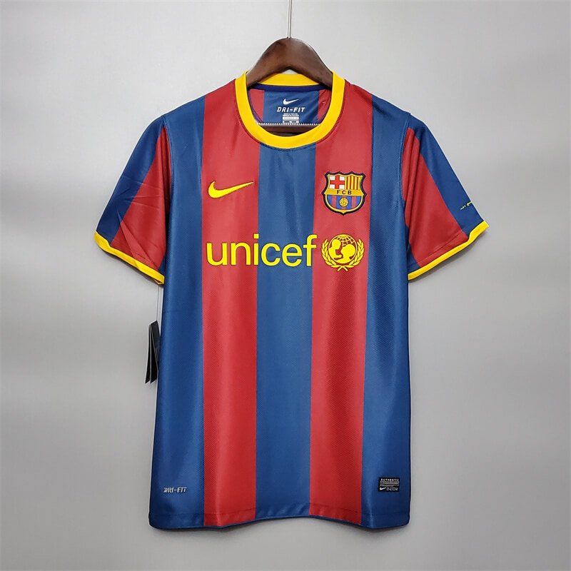 Barcelona 10-11 home retro jersey