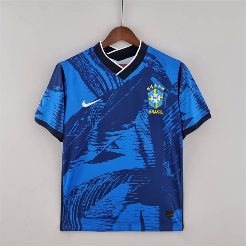 Brazil 2022 Classic Blue men soccer jersey