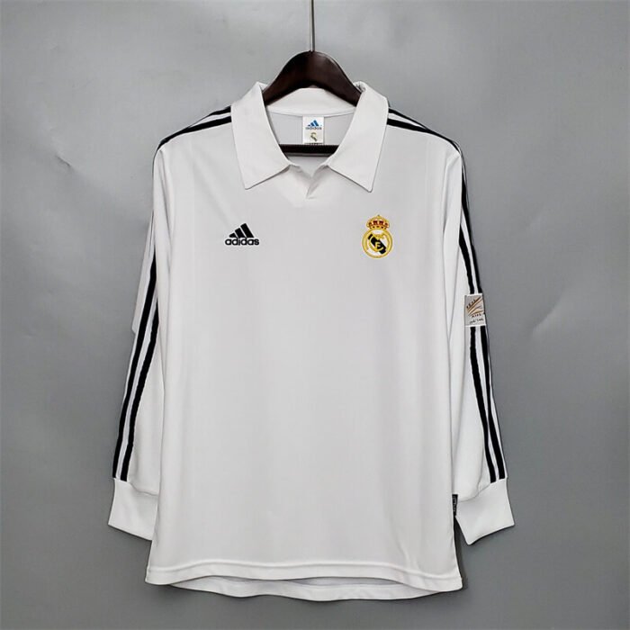 real madrid 02-03 home long sleeve retro jersey