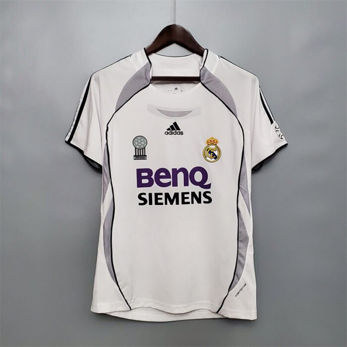 real madrid 07-08 home retro jersey