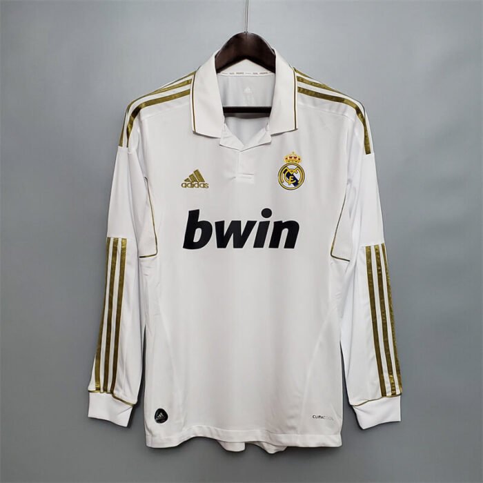 real madrid 11-12 home long sleeve retro jersey
