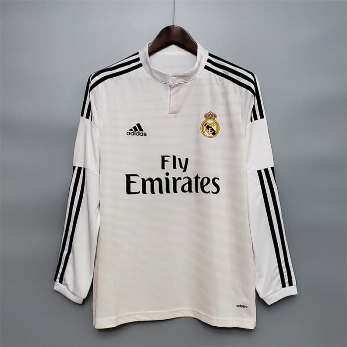 real madrid 14-15 home long sleeve retro jersey (