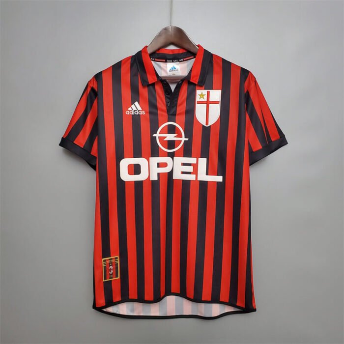 AC Milan 1999-2000 Home retro jersey