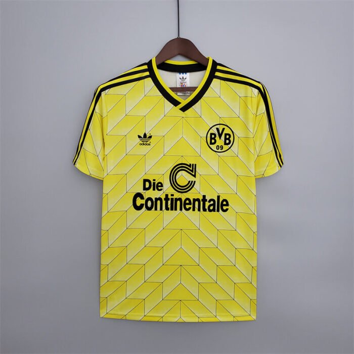 Borussia Dortmund 88-89 home retro jersey