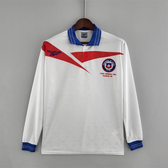 Chile 1998 away long sleeve retro jersey