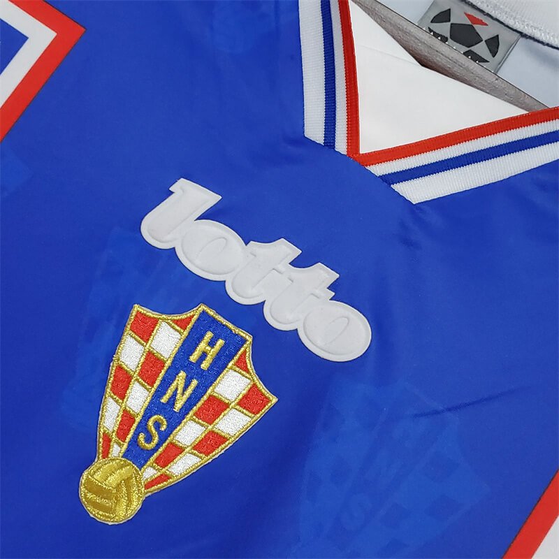 Croatia 1998 Away Retro Jersey - Zorrojersey- Professional Custom ...