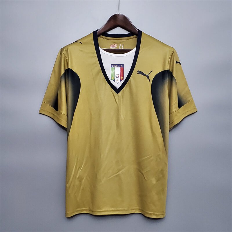 Italy 2006 home goalkeeper retro jersey