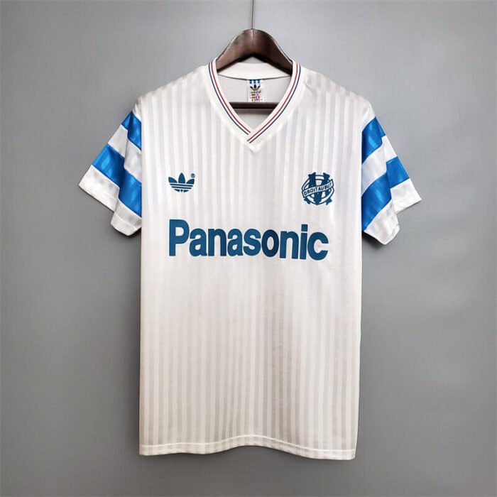 Marseille 90-91 home retro jersey (
