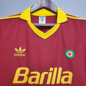 Roma 91/92 Home Retro Jersey - Zorrojersey- Professional Custom Soccer ...