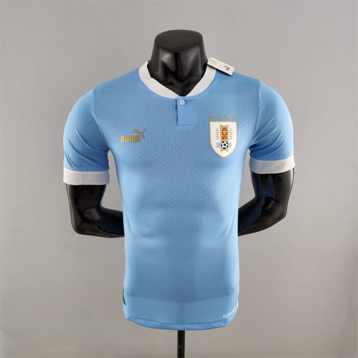 Uruguay 2022 home authentic jersey