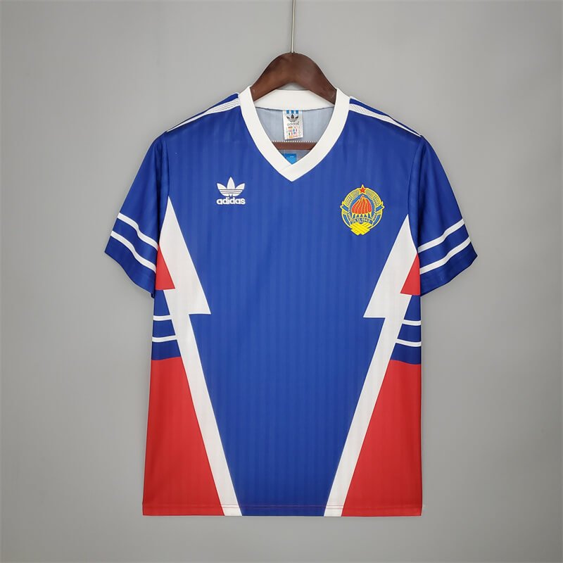 Yugoslavia 1990 home retro jersey