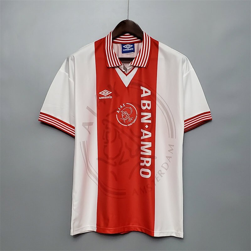 bold sammenholdt gåde Ajax 95/96 Home Retro Jersey - Zorrojersey- Professional Custom Soccer  Jersey Online Store