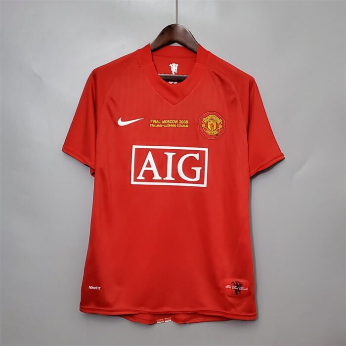 manchester united 07-08 Home Champions League retro jersey