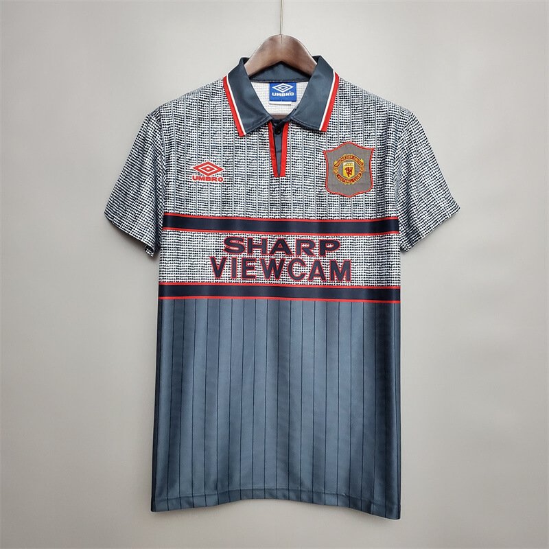 Manchester United 93-95 Away Retro Jersey - Zorrojersey- Professional  Custom Soccer Jersey Online Store