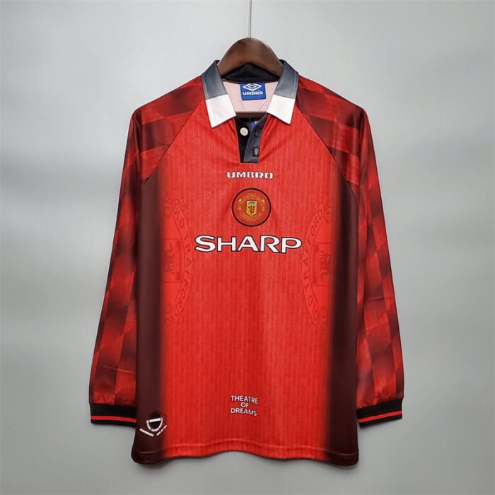 manchester united 96-98 Home long sleeve retro jersey
