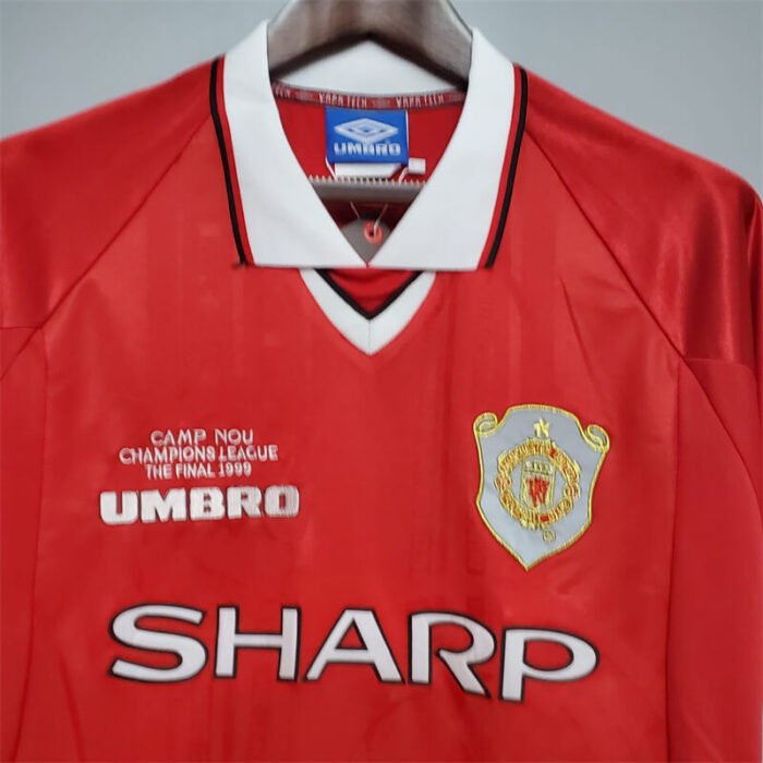 Manchester United 99/00 Champions League Home Retro Jersey ...