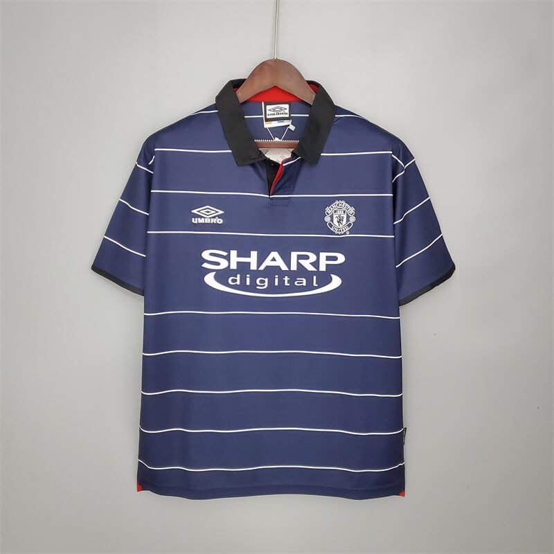 manchester united 99-00 away retro jersey
