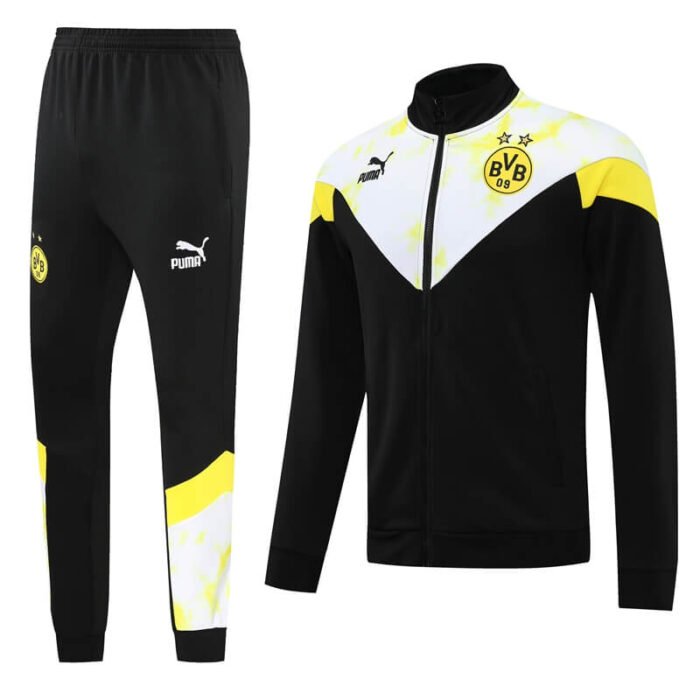 Borussia Dortmund 22-23 Black Men Jacket Tracksuit Slim Fit