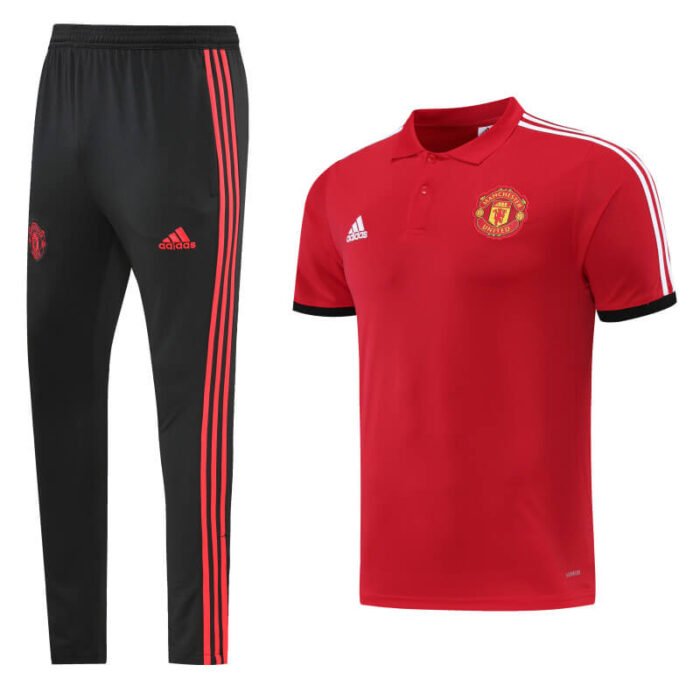 Manchester United 22-23 Red Polo Shirt (with long pants)