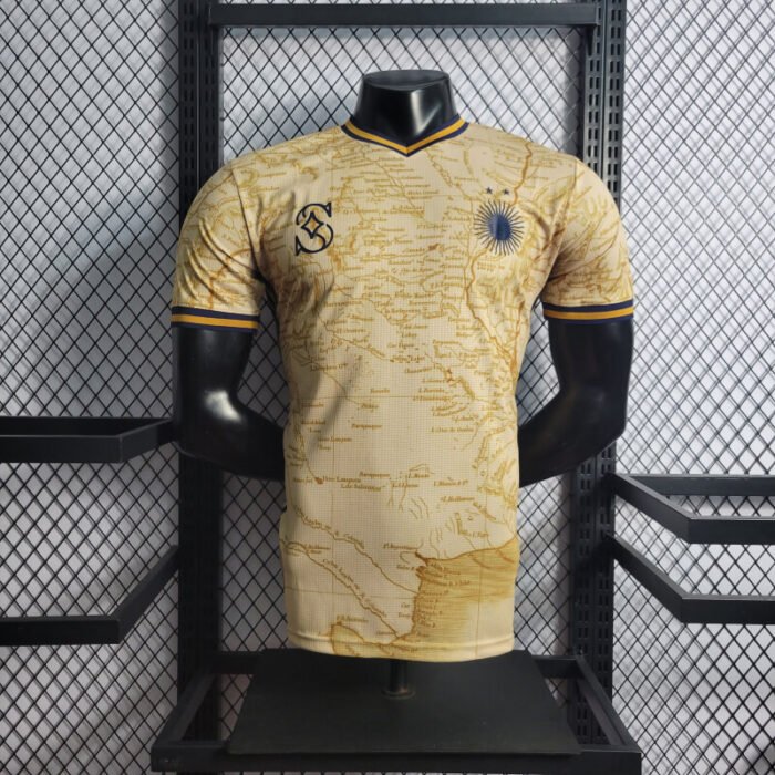 Argentina 22-23 Commemorative Edition Yellow authentic jersey