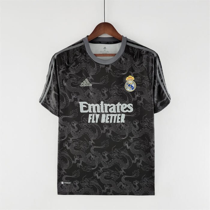 Real Madrid 22-23 Special Edition Black Dragon jersey