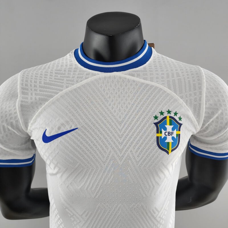 Brazil 22/23 Concept White Men Authentic Jersey - Zorrojersey