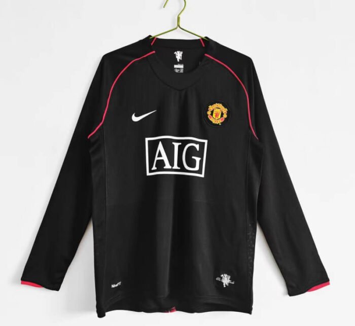 Manchester United 07/08 Away Long Sleeve Retro Jersey