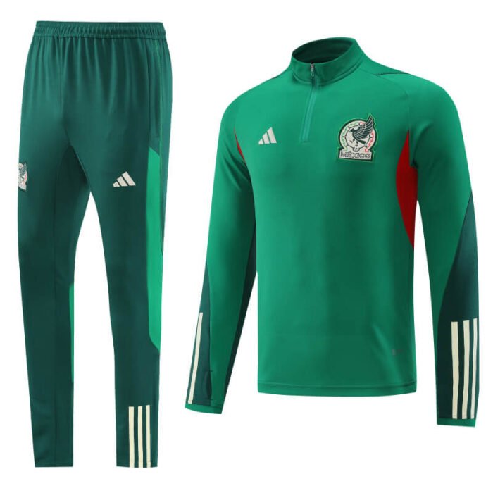 Mexico 22-23 Green Men Tracksuit Slim Fit