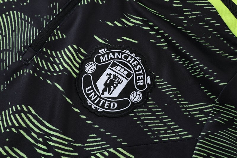 Manchester United 22/23 Dark Green Men Tracksuit Slim Fit - Zorrojersey ...