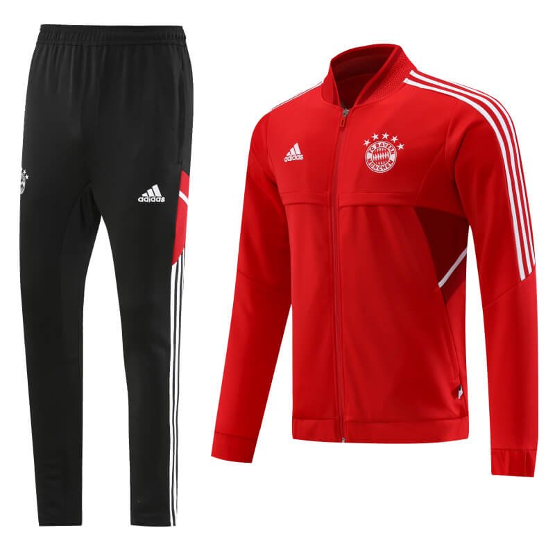 Bayern Munchen 22-23 Red Men Jacket Tracksuit Slim Fit