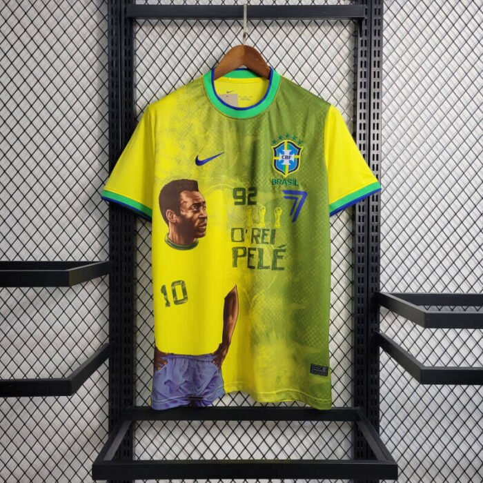Brazil PELÉ 2022 Commemorative Yellow jersey 2