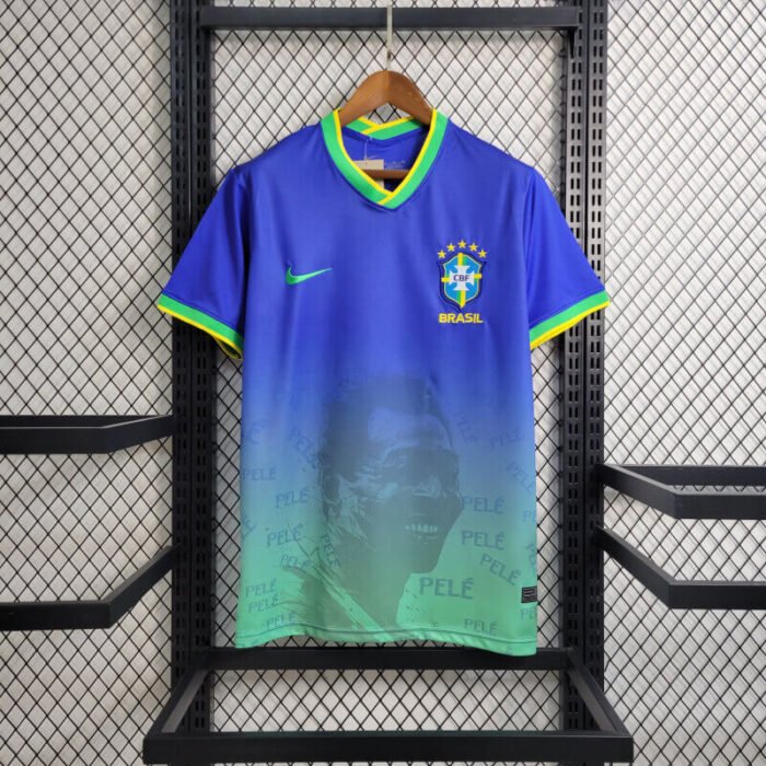 Brazil PELÉ 22-23 Commemorative Blue jersey