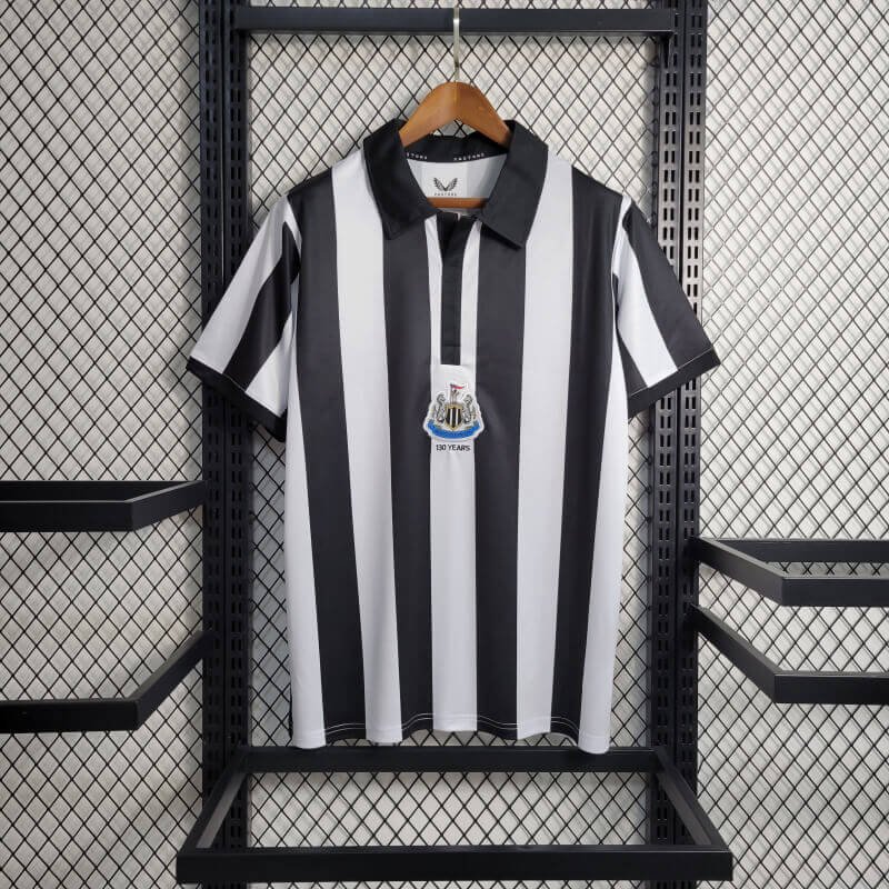 Newcastle 22-23 Black-White 130th Anniversary jersey