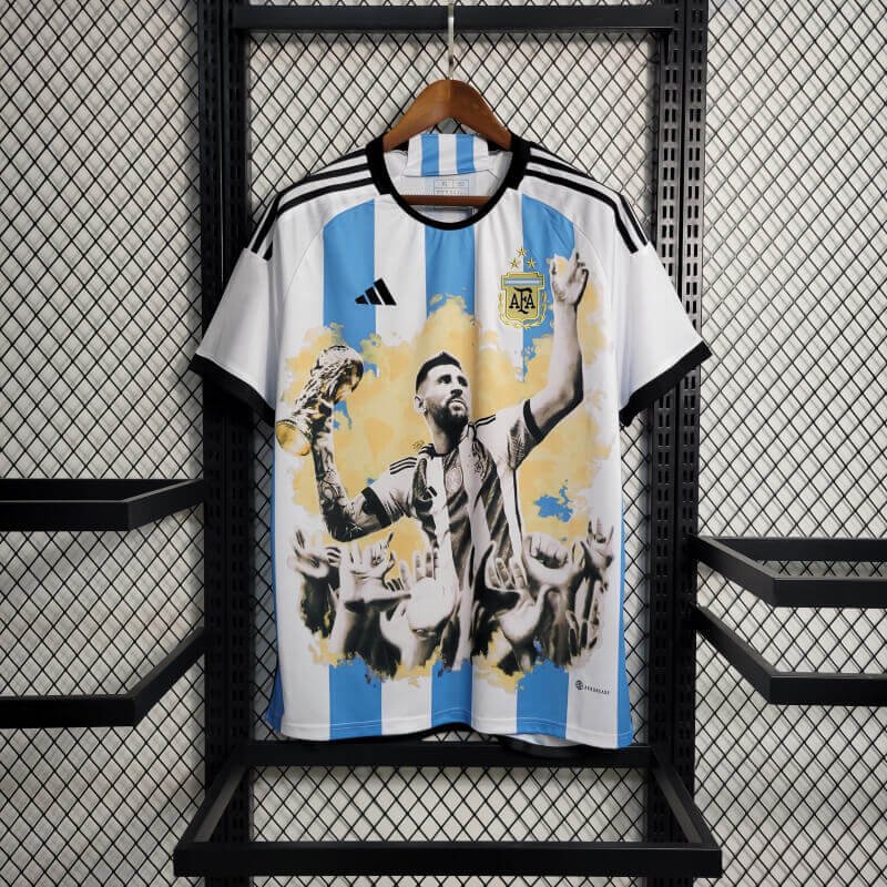 Argentina 2023 World Cup Championship Commemorative Edition jersey