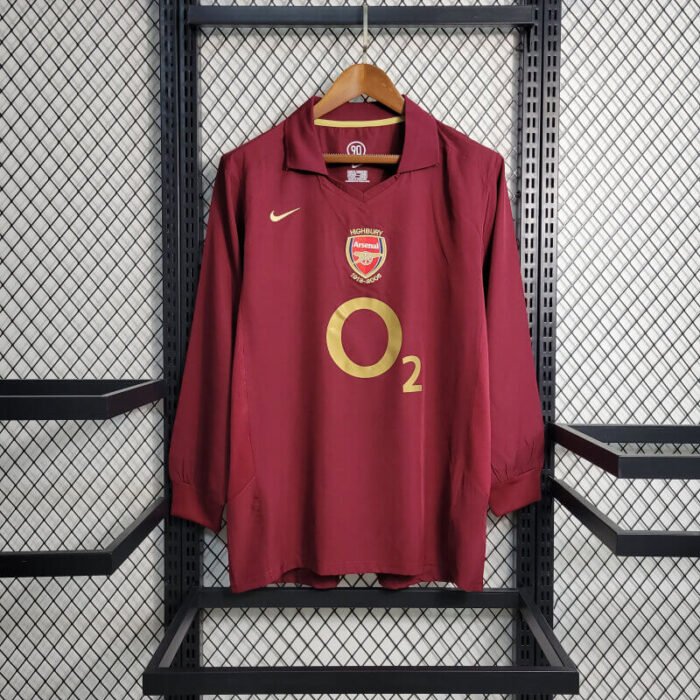 Arsenal 05-06 Home long sleeve Retro Jersey