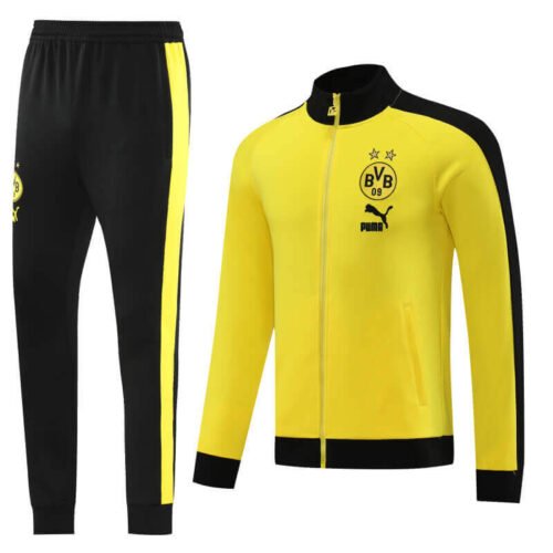 Borussia Dortmund 23-24 Yellow Men Jacket Tracksuit Slim Fit