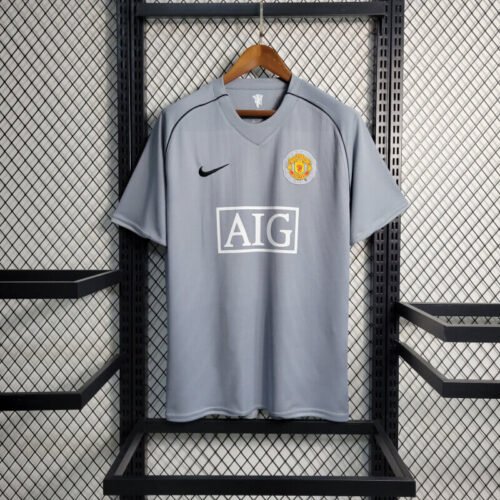 Manchester United 07-08 gray goalkeeper retro jersey