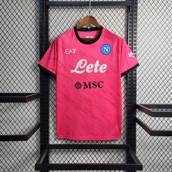 Napoli 22-23 pink Goalkeeper jersey