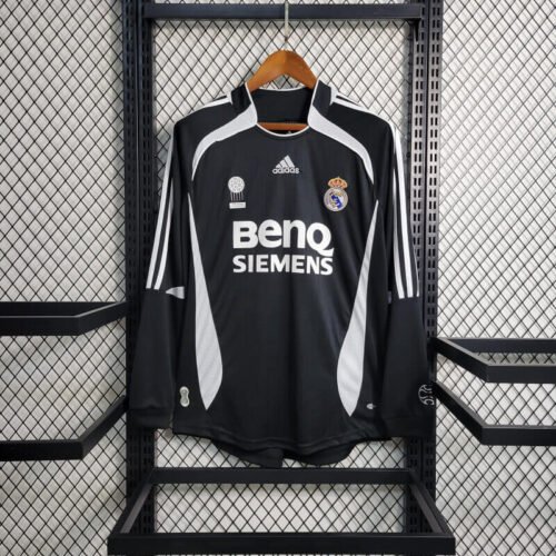 Real Madrid 06-07 away Long Sleeve Retro Jersey