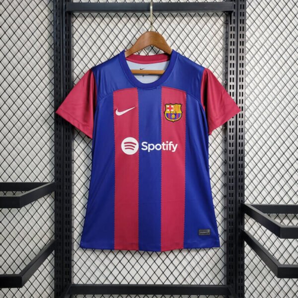 Barcelona 2023 Home Women Soccer Jersey - Zorrojersey- Professional ...