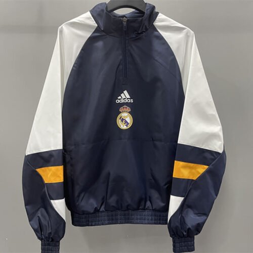 real madrid 23-24 Royal Blue windbreaker