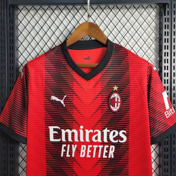 AC Milan 2023 Home Men Soccer Jersey - Zorrojersey- Professional Custom ...