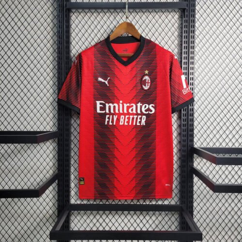 AC Milan 2023 Home Men Soccer Jersey - Zorrojersey- Professional Custom ...