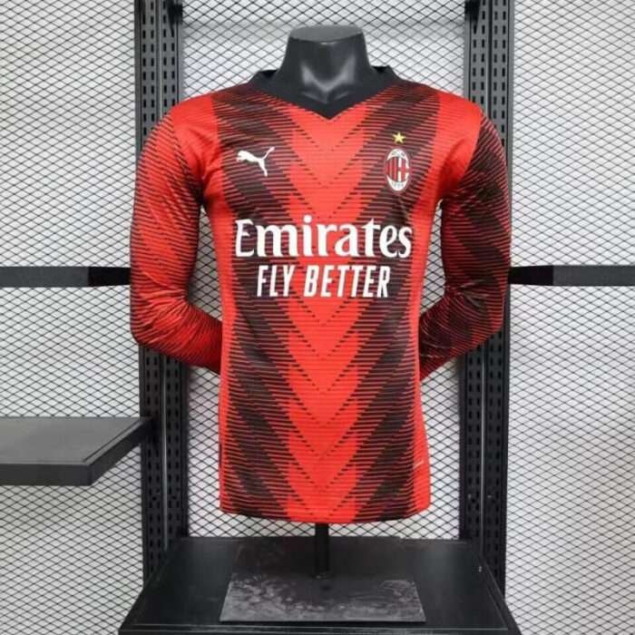 AC Milan 23-24 home long sleeve authentic jersey