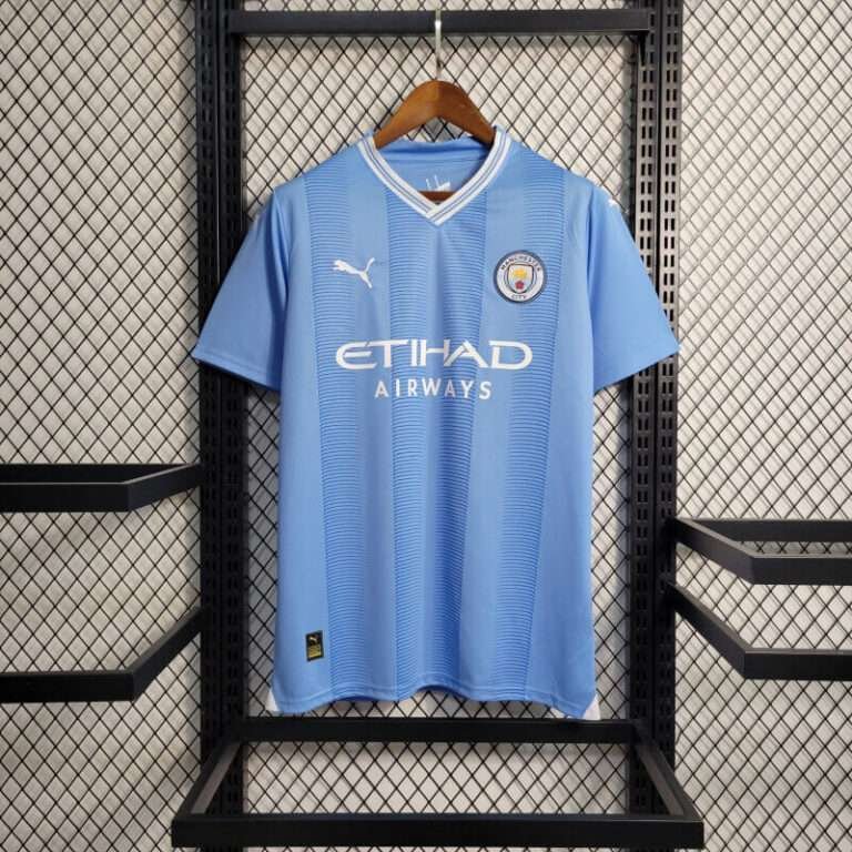 Manchester City 2023 Home Men Soccer Jersey - Zorrojersey- Professional ...