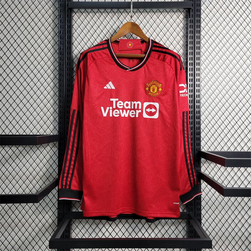 Manchester United 23-24 Home Long Sleeve jersey