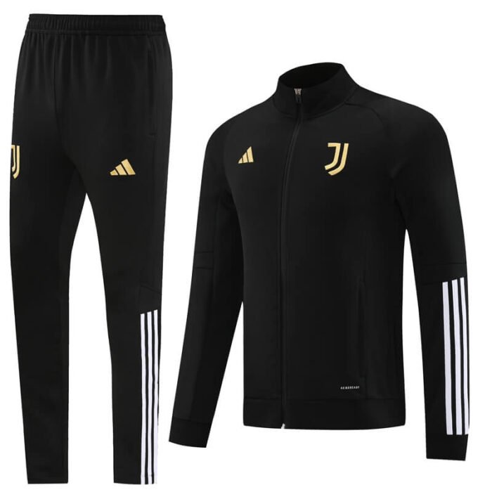 Juventus 23-24 Black Men Jacket Tracksuit Slim Fit 2