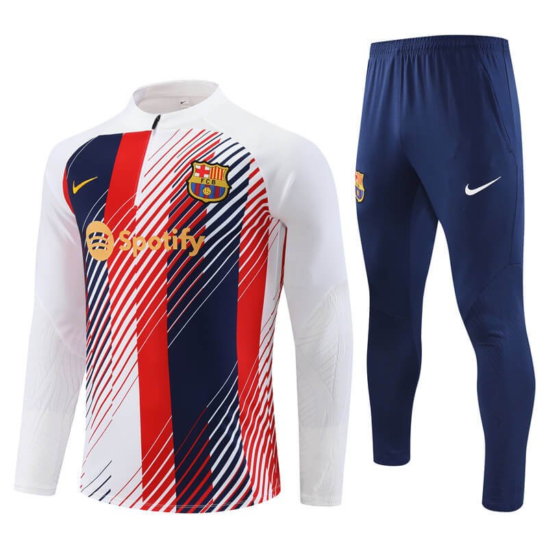 Barcelona 23-24 White-red Tracksuit