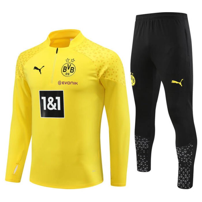 Borussia Dortmund 23-24 Yellow Men Tracksuit Slim Fit