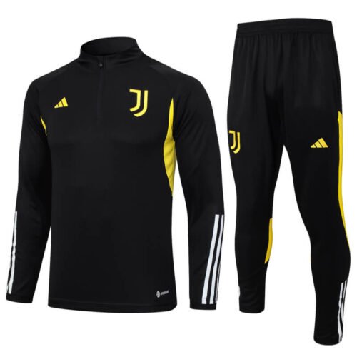 Juventus 23-24 Black Men Tracksuit Slim Fit